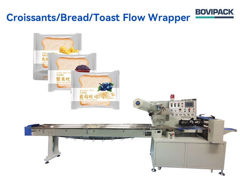 Croissants Bread Toast Flow Wrapper