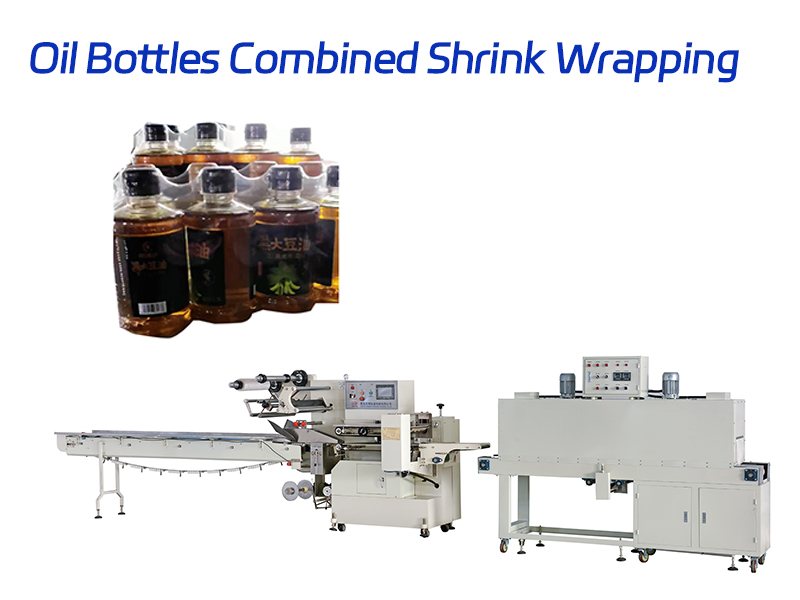 Oil Bottles Combined Shrink Wrapping Machines