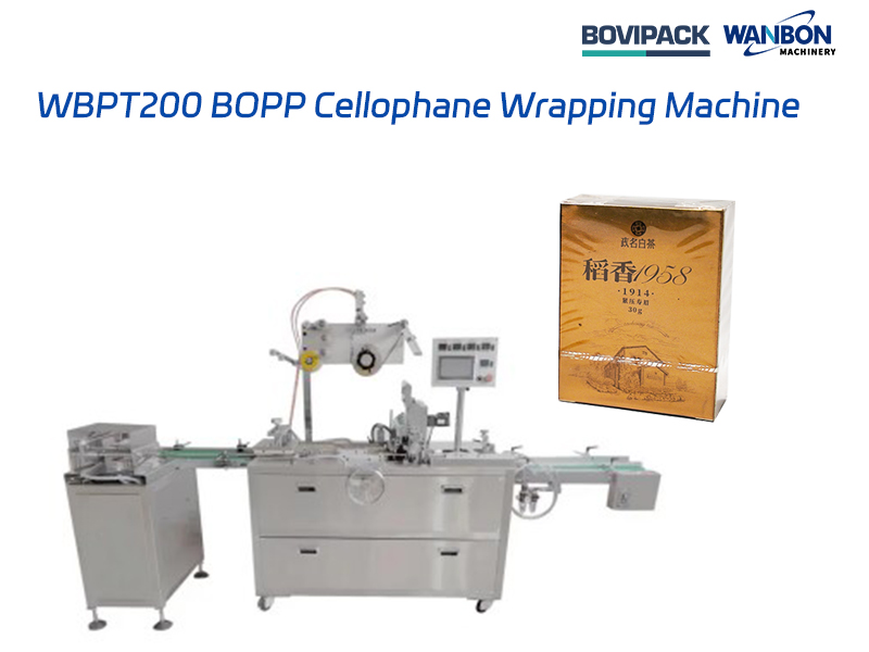 WBPT 200 Vertical Type BOPP Cellophane Wrapping Machine