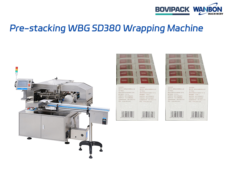 Pre-stacking WBG SD380 Wrapping Machine